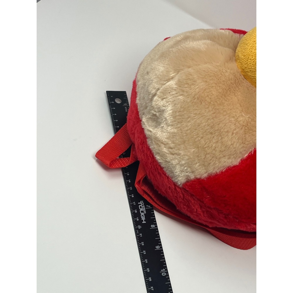 Angry Birds Red Bird Plush Backpack Rovio 2012 Accessory Innovations Red Furry - Picture 11 of 11